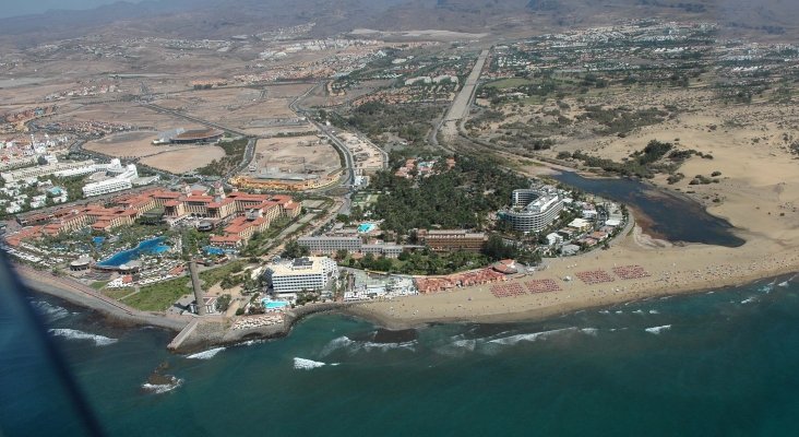 Vista aérea de Maspalomas