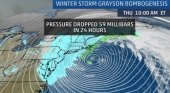 La tormenta Grayson afecta a más de 10.000 vuelos y amenaza las rutas de cruceros