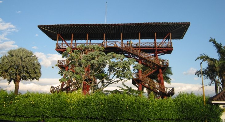 Mirador en el Parque Nacional del Café