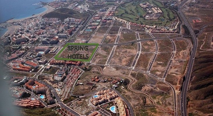 Parcela donde se levantará el nuevo hotel de Spring Hoteles