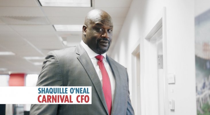 Shaquille O'Neal se convierte en CFO de Carnival Cruise