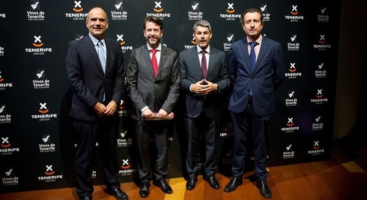 Vicente Dorta, Carlos Alonso, Alberto Bernabé y Jesús Morales Martínez 