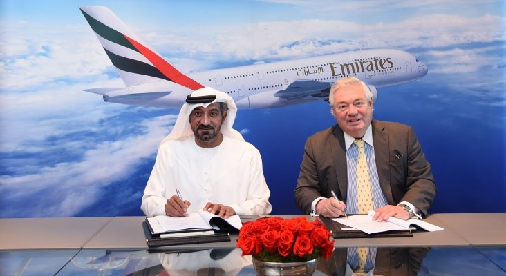 Emirates realiza un nuevo pedido de A380
