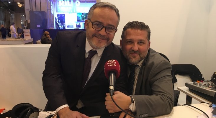 Ignacio Moll (Tourinews) y Fernando Valmaseda (Capital Radio)