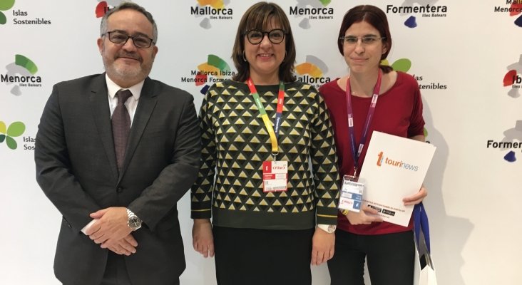 Ignacio Moll (Tourinews), Bel Busquets (Gobierno Islas Baleares)y Amor Alonso