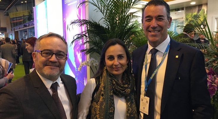 Ignacio Moll (Tourinews), Elena Molina (interiorista hotelera), Juan Manuel Martín Oliva (Banco Popular Dominicano)