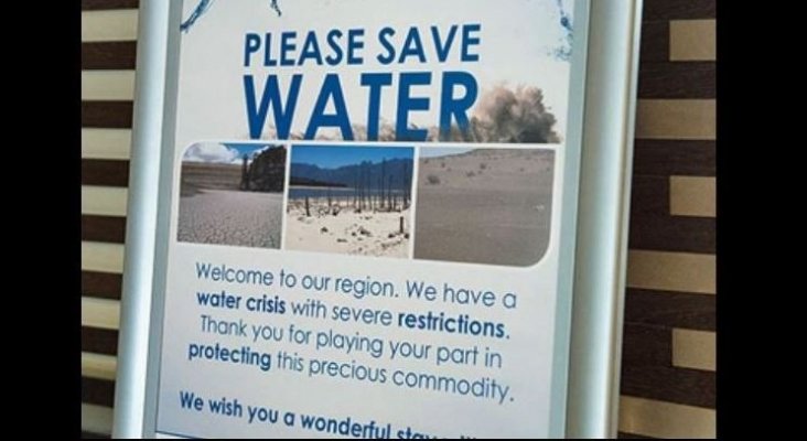 Restricción de agua en Sudáfrica