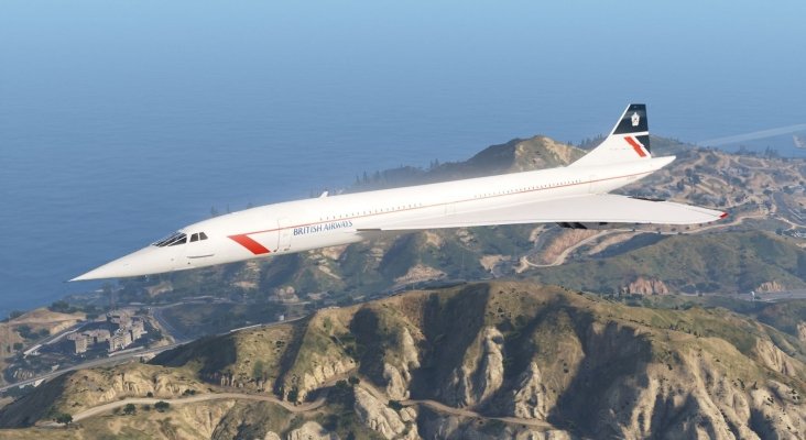 Concorde GTA5 Mods