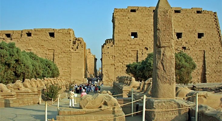 Templo en Luxor, Egipto