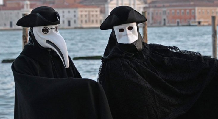 El doctor de la peste en el carnaval de Venecia