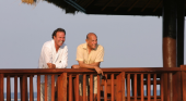 Julio Iglesias y Oscar de la Renta en Punta Cana. Foto: Punta Cana Blog