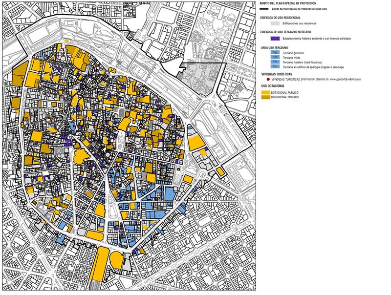 Plano Ciutat Vella Valencia