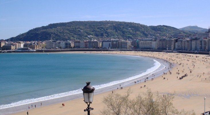 Playa de la Concha en San Sebastián