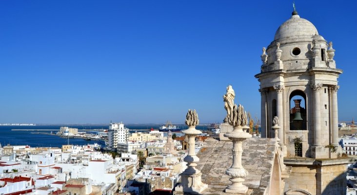 Vista desde la Torre de Poniente en Cádiz