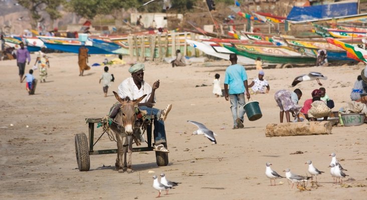 Playa en Gambia