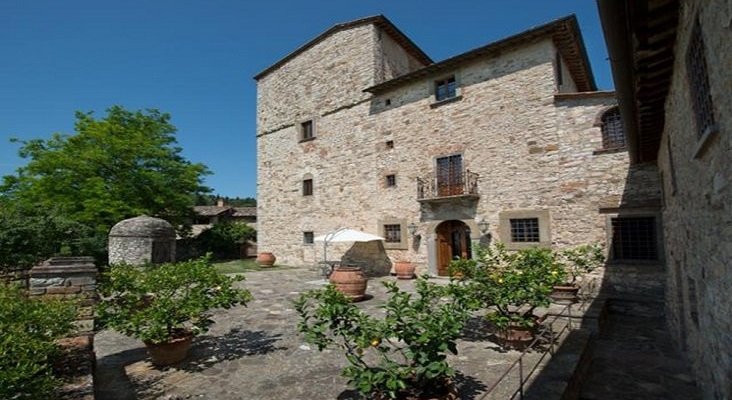 Villa de Miguel Ángel en la Toscana. Foto de Traveler