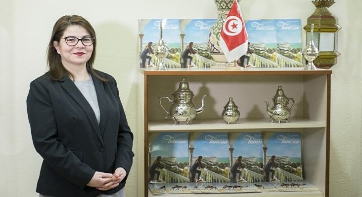 Mounira Derbel, directora Oficina Nacional de Turismo de Túnez