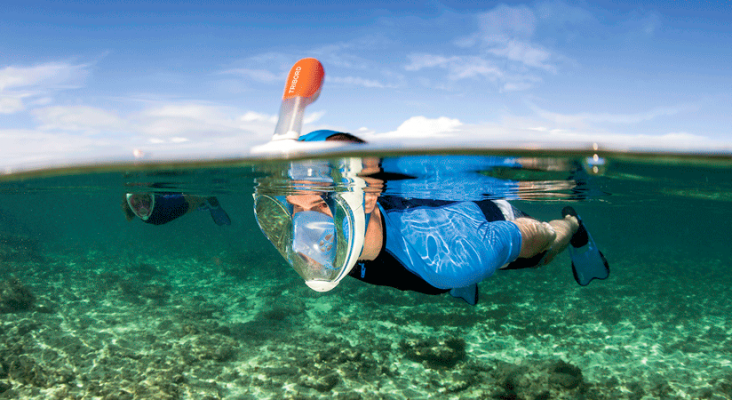 Las máscaras de snorkel, peligrosas en Hawai