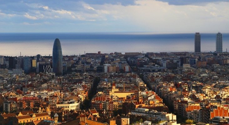 Vista de Barcelona, en Cataluña