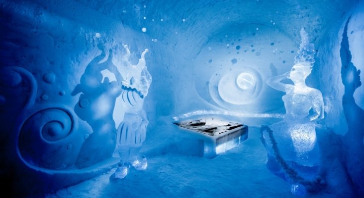 Suite del hotel Icehotel 365