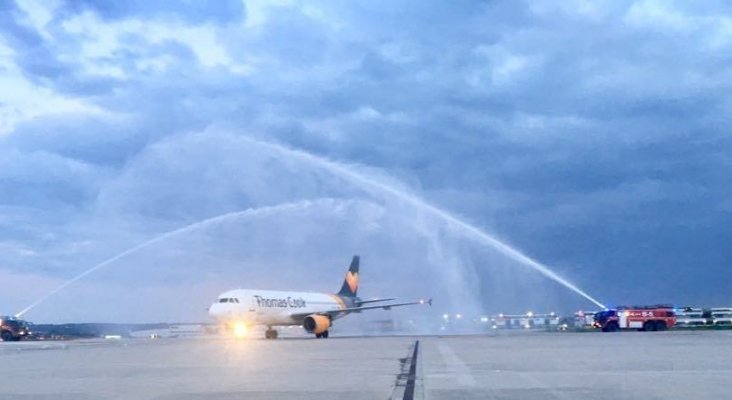 Vuelo inaugural de Thomas Cook Balearics en Palma