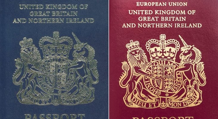Los pasaportes británicos post-Brexit en manos de los franceses 