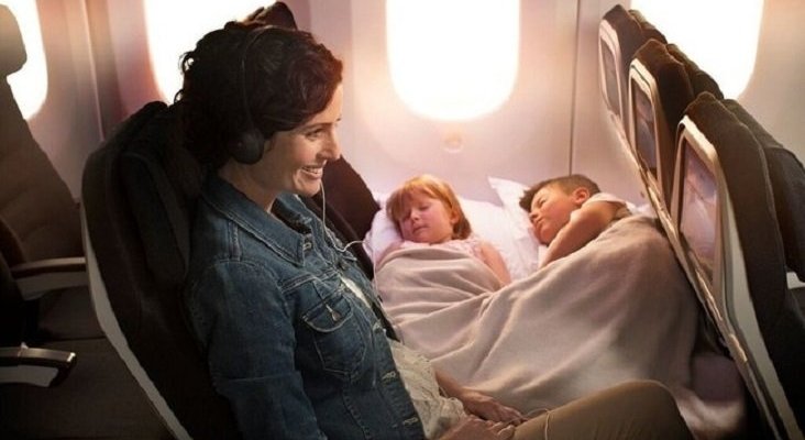 Nuevos asientos para niños de Air New Zealand