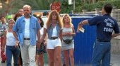 Ticketero intentando captar turistas en Magaluf