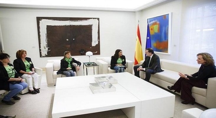 Las Kellys se reúnen con Rajoy en Moncloa