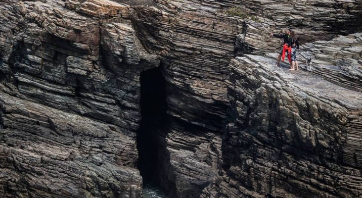 Acantilados de As Catedrais en Galicia