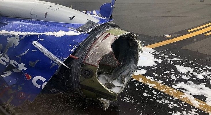 Turbina del Boeing 737 de Southwest