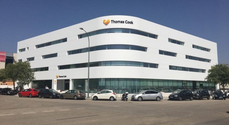 Exteriores de las oficinas de Thomas Cook en Palma