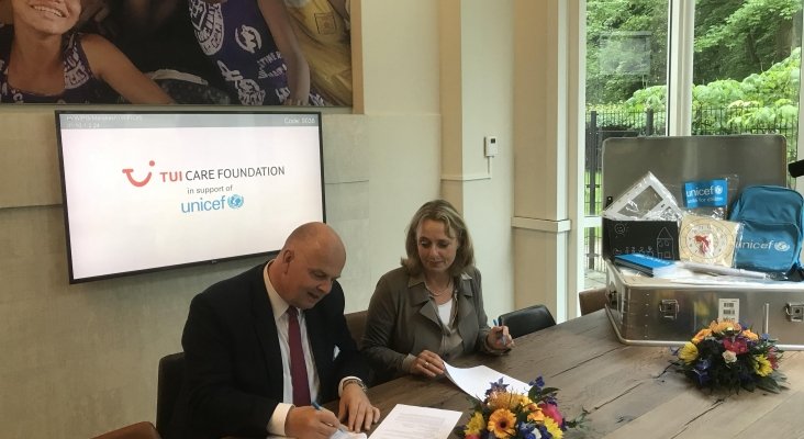 TUI Care Foundation firma colaboración con UNICEF