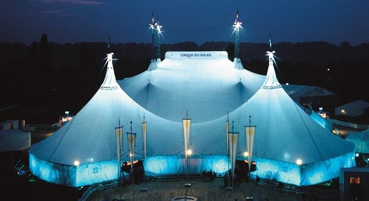  Foto: Carpa blanca Cirque du Soleil