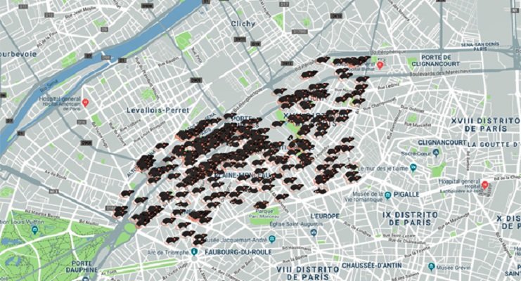 Un mapa interactivo para combatir las plagas de ratas de París