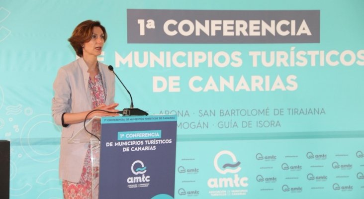 ‪La Nueva Secretaria de Estado de Turismo aliada de los Municipios Turísticos de Canarias