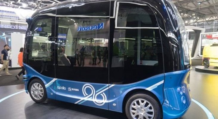 Los autobuses autónomos del “Google chino” entran en producción masiva