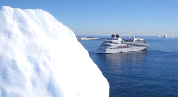 Seabourn construirá dos barcos de expedición con submarinos a bordo|Fotograma del vídeo Seabourn's Antarctica vía Youtube