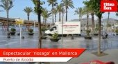 Meteotsunami anega la costa de Mallorca