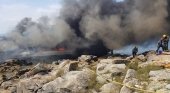 Se incendia un catamarán con 52 personas a bordo en Pontevedra/ Foto: 112 GALICIA