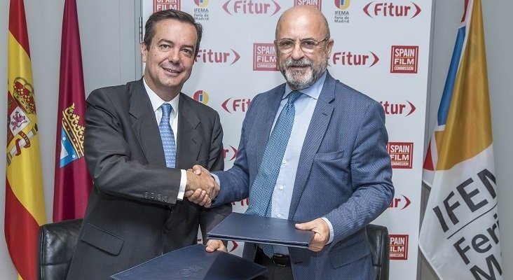 Fitur estrenará una nueva sección de turismo cinematográfico en 2019|Foto: Eduardo López-Puertas junto con Carlos Rosado vía  Ifema 