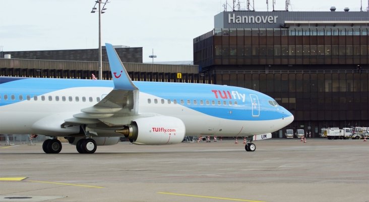 Avión de TUI Fly en Hanover © TUI GROUP