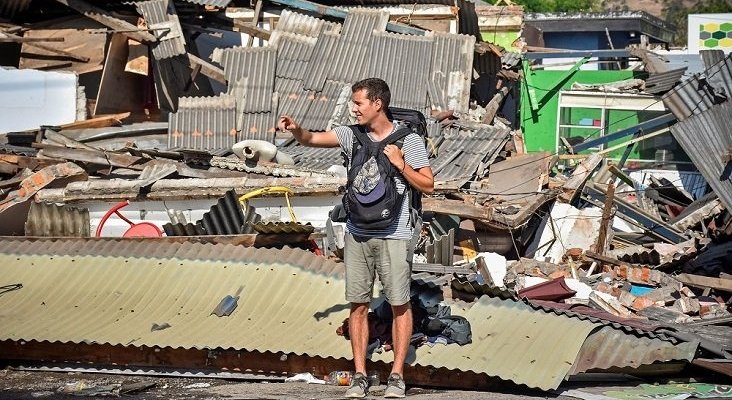 Grupos turísticos reaccionan a la catástrofe de Lombok|Antara Foto-Ahmad Subaidi vía Reuters