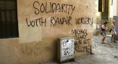 Grafitis contra Michael O’Leary en el "palacete de Ryanair"|Foto: Diario de Mallorca