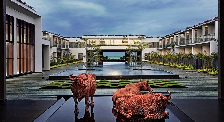 Marriott sigue creciendo en la India |Foto: Entrada del hotel Sheraton Grand Chennai Resort and Spa vía Marriot .com