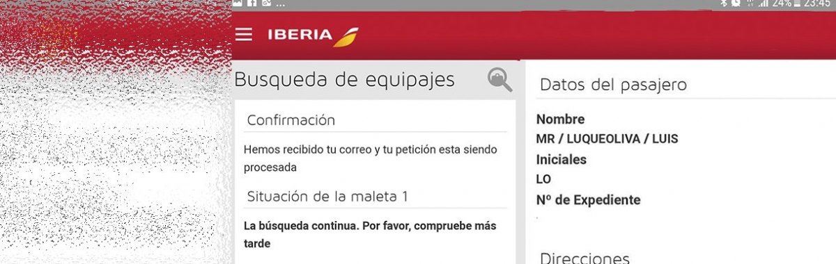 Iberia - Pérdida de Equipaje