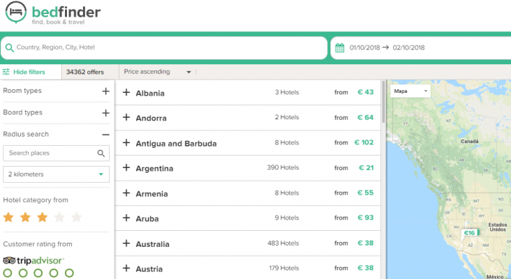 Hotelplan Group quiere conquistar EE.UU. con Bedfinder