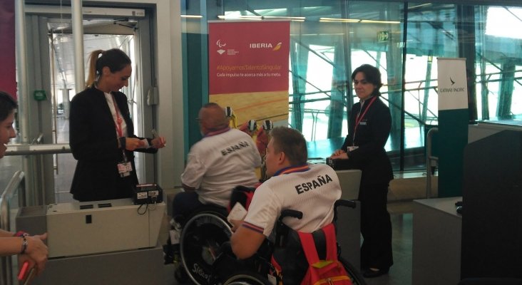 Los Paralímpicos ya están viajando a Río con Iberia