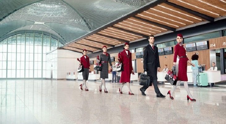 Turkish Airlines se viste de 'alta costura' para el nuevo aeropuerto de Estambul| Foto: Daily News
