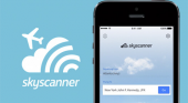 La app de vuelos Skyscanner incorpora la búsqueda de hoteles y coches de alquiler